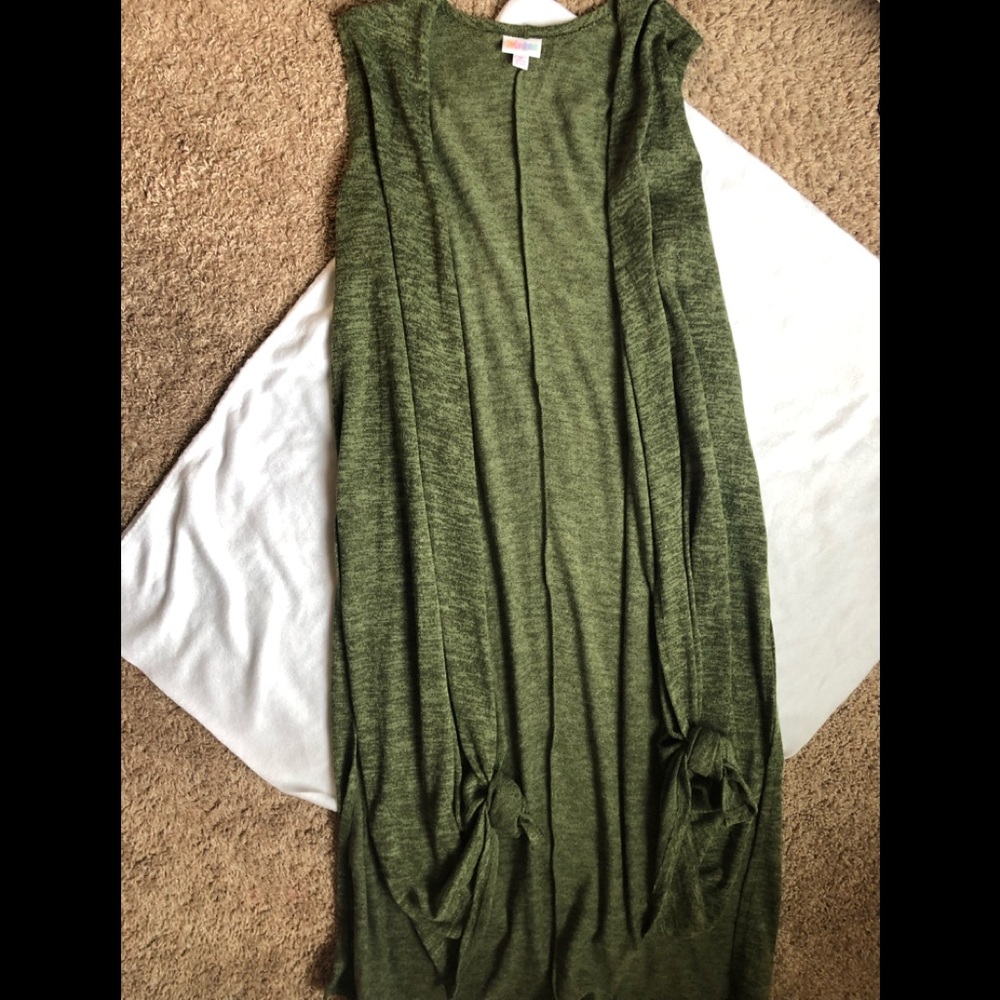 LuLaRoe Joy cover up (green)